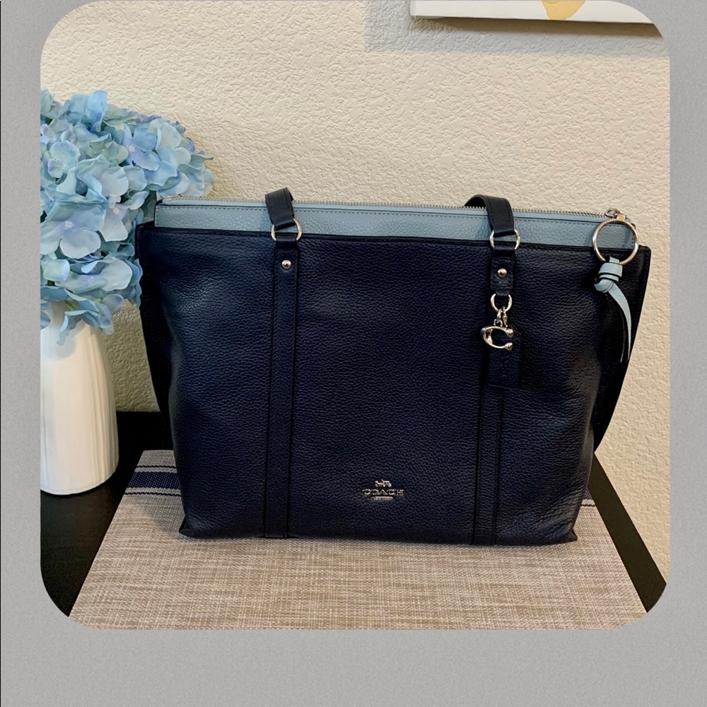 Coach May Tote - Midnight Blue